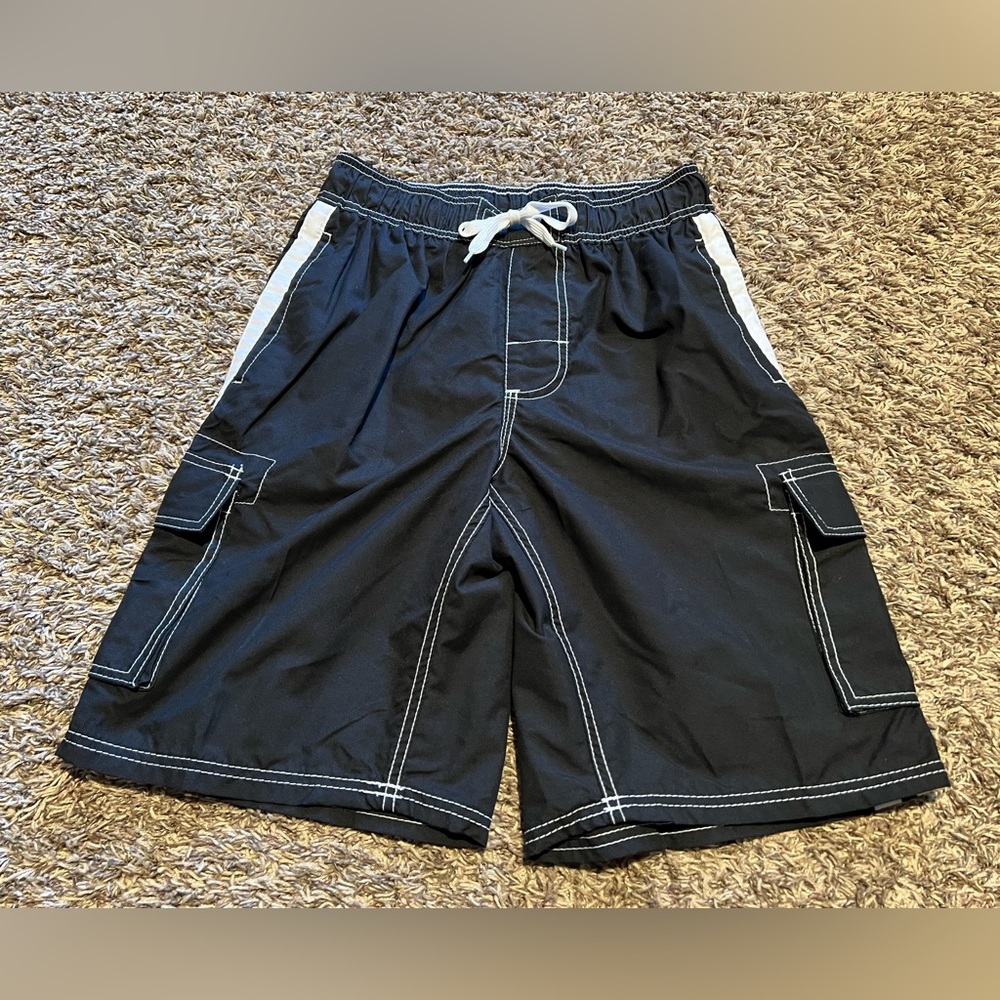 Kanu Surf Men's Barracuda Black Swim Trunks / Shorts | Size S